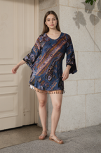 Veda Bohemian Earthy Tones Dress