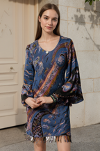 Veda Bohemian Earthy Tones Dress